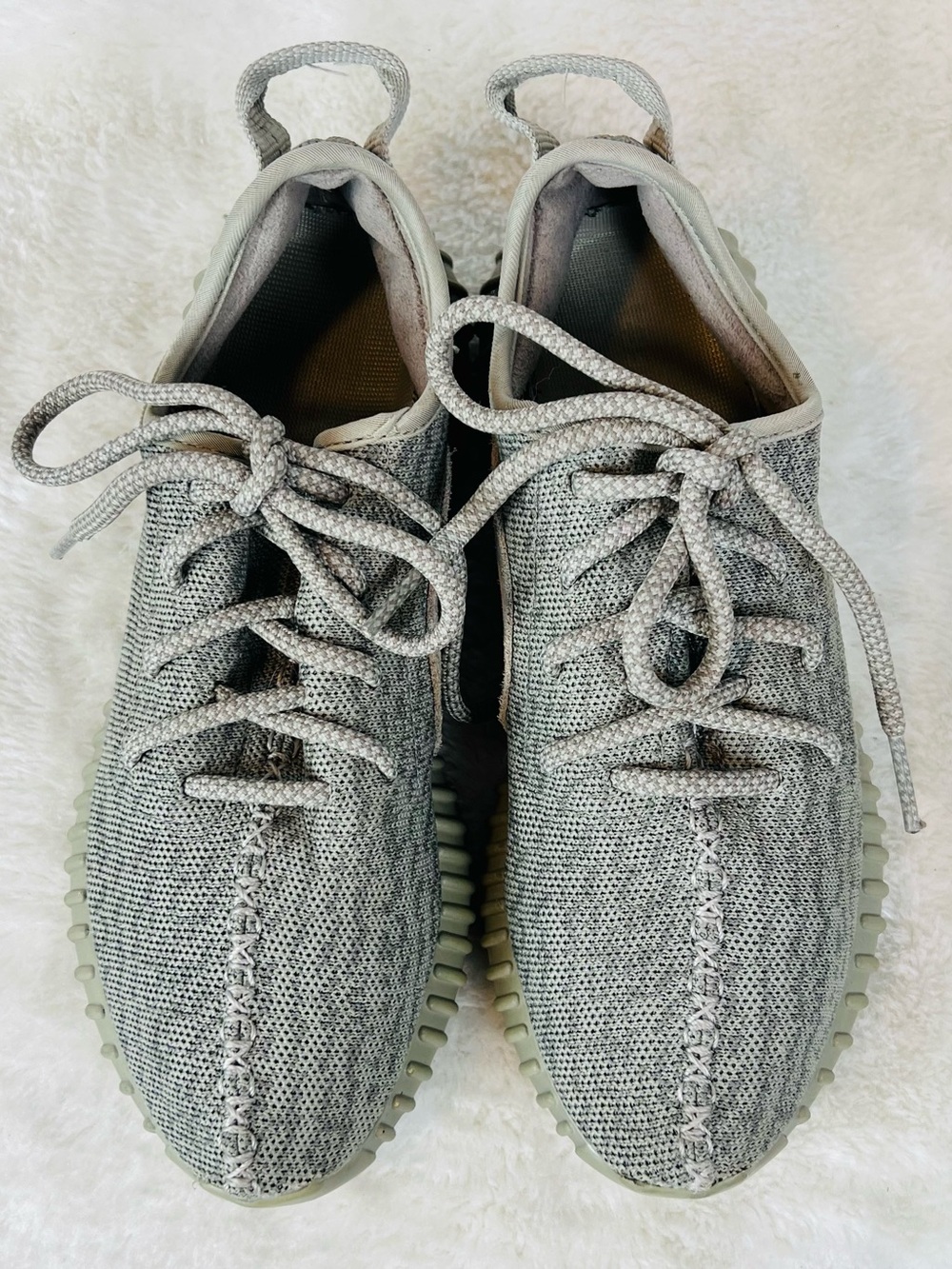 Adidas Yeezy Boost Sneakers in Light Grey